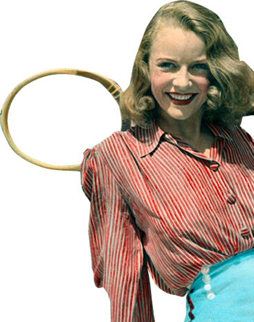 Dame avec raquette Hôbou